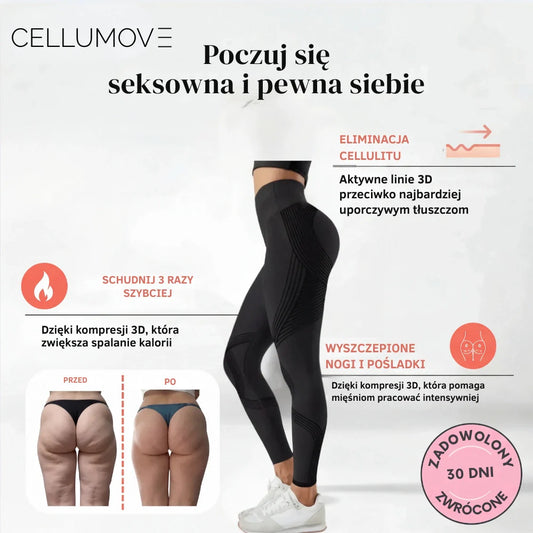 Leginsy Cellumove 3D – zdefiniuj swoją sylwetkę bez wysiłku