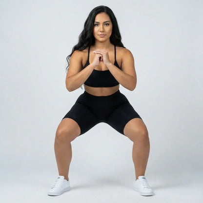 Krótkie legginsy Cellumove 3D – klasyczna czerń